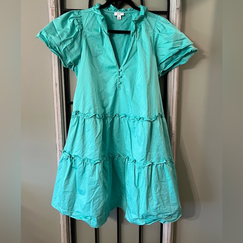 Crown & Ivy women’s Turquoise Dress
